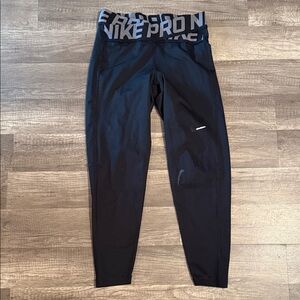 Nike Black and Gray Leggings
